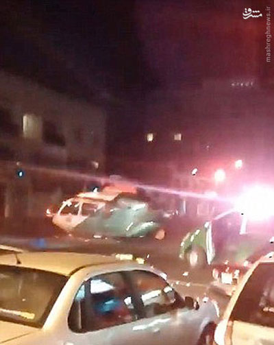 راننده مَست، هلی‌کوپتر را به سقوط کشاند +عکس
