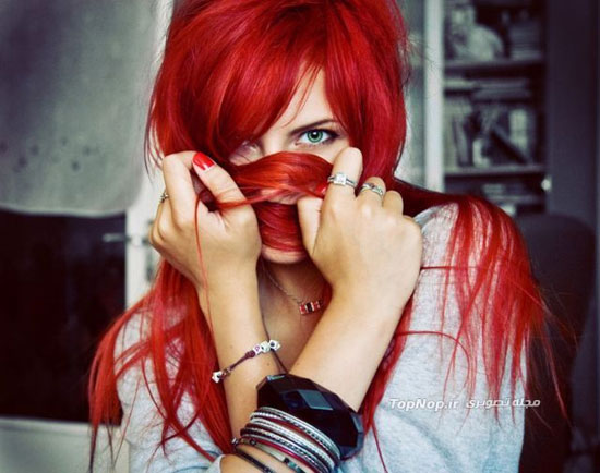 کله قرمز ها با مو های قرمز رنگ+عکس