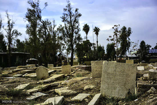 نابسامانی قبرستان تاریخی دارالسلام شیراز