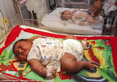 سنگین ترین نوزاد به دنیا آمد +تصاویر