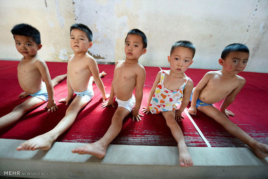 کمپ آموزش ژیمناستیک در چین