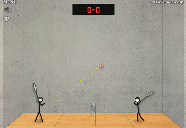 بازی Stick Figure Badminton