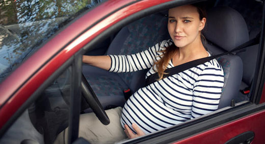 رانندگی در زمان بارداری مجاز است؟