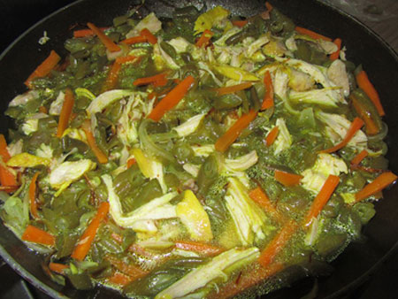 خورش سبزیجات, طرز پخت خورش سبزیجات