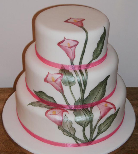 طراحی روی کیک,نقاشی روی کیک با خامه,طراحی روی کیک تولد