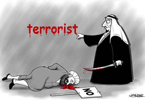 کاریکاتور: اعدام عربی!