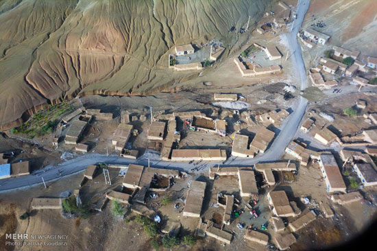 مناطق آسیب دیده از سیل در استان لرستان