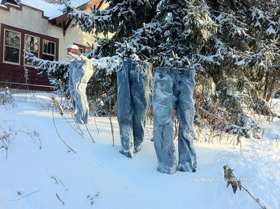 شلوار جین های منجمد برای ارواح