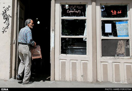 قهوه‌خانه حسین رمضان یخی در محله دروازه غار