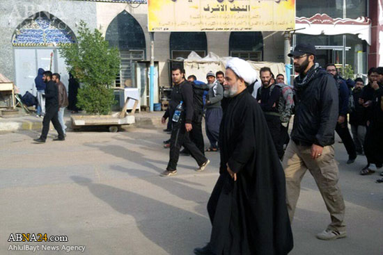 سیاستمداران ایرانی در پیاده‌روی اربعین + عکس