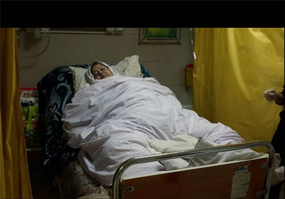 اخبار,اخبارحوادث,نجات چاق ترین زن ایرانی از مرگ حتمی