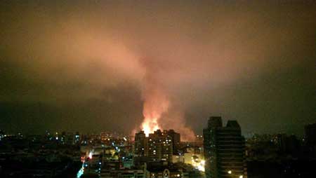 اخبار ,اخبار حوادث ,انفجار مرگبار لوله‌های گاز در تایوان