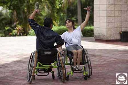 معلولین,مسابقات معلولین,مسابقه رقص معلولین