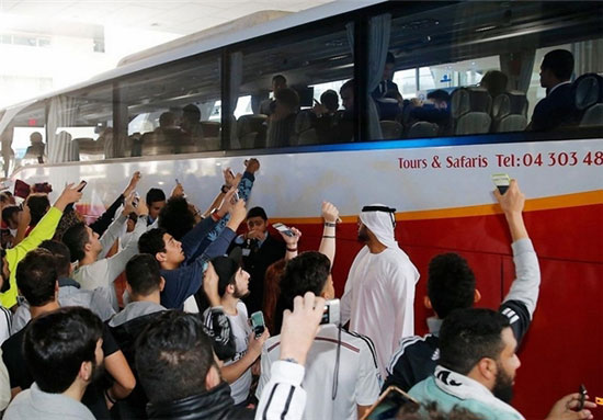 عکس: کاروان رئال مادرید در دبی