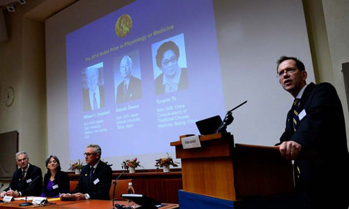 عکس: برندگان نوبل پزشکی 2015