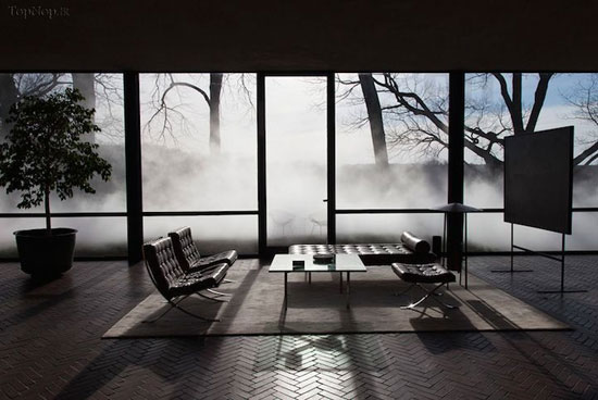 خانه ای در مه +عکس