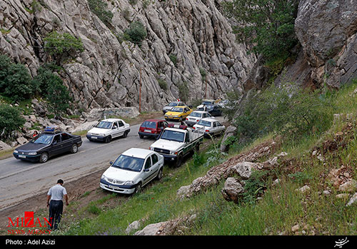 عکس: تصادف شاسی بلند با موتور کردستان