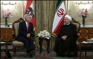 اخبار,اخبار سیاست  خارجی,دیدار  روحانی  و هاینس فیشر