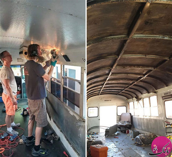 تبدیل اتوبوس قدیمی به یک خانه رویایی