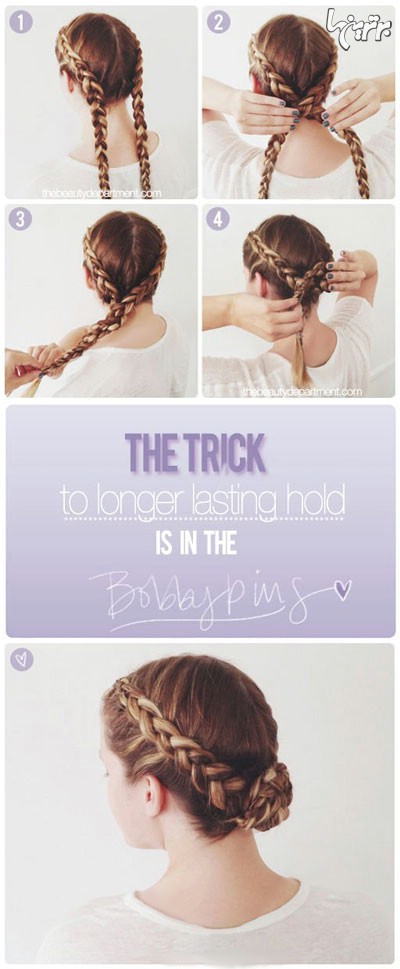 آموزش بستن 15 مدل زیبای مو