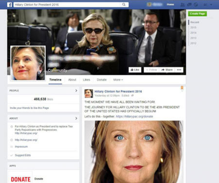 انتخابات ریاست جمهوری آمریکا در شبکه های اجتماعی!