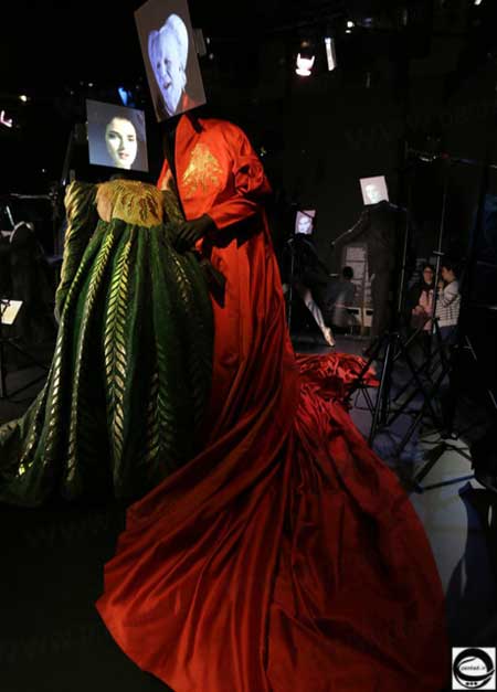 نمایشگاه لباسهای استفاده شده توسط هنرپیشه های معروف هالیوودی 