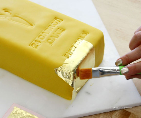 روش ساخت شمش طلای خوردنی !+عکس