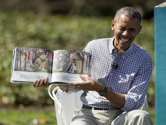 روز شاد باراک اوباما در کاخ سفید +عکس
