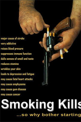 22 طرح تبلیغاتی خلاقانه ضد سیگار