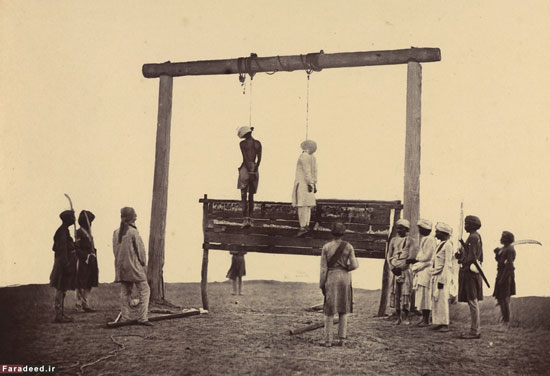 عکس‌نوشت/ اعدام آزادی خواهان هند