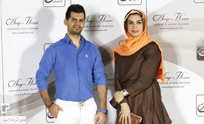اخبار,اخبار فرهنگی,امین زندگانی و همسرش الیکا عبدالرزاقی در کنسرت شهاب رمضان