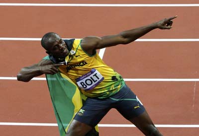 یوسین بولت, سریعترین ورزشکار المپیک 2012