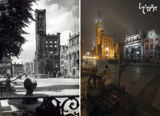 شهر تاریخی گدانسک، قبل و بعد از بازسازی