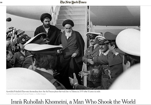 نیویورک تایمز: خمینی،‌مردی که جهان را تکان داد