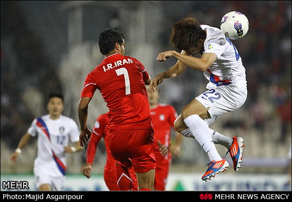عکس: دیدار تیم ملی ایران و کره جنوبی