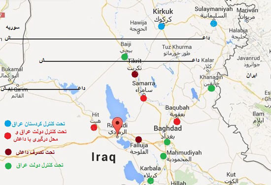 داعش در آستانه تصرف بزرگترین استان عراق