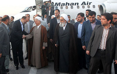 استقبال از هاشمی در فرودگاه , استقبال از هاشمی در مشهد
