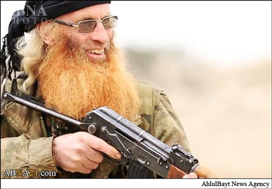 تروریست ریش قرمز داعش یک فرانسوی است + تصاویر