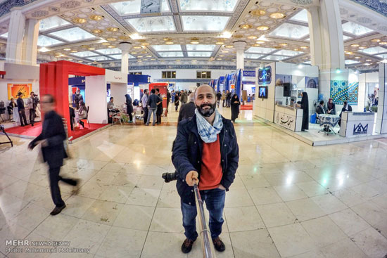 عکاسان رسانه ها در بیست و یکمین نمایشگاه مطبوعات و خبرگزاری ها