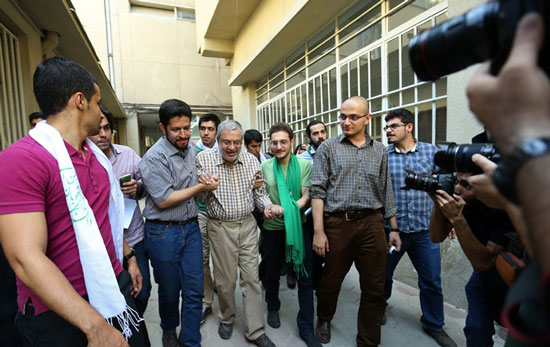 (تصاویر) حجاریان در دانشگاه تهران