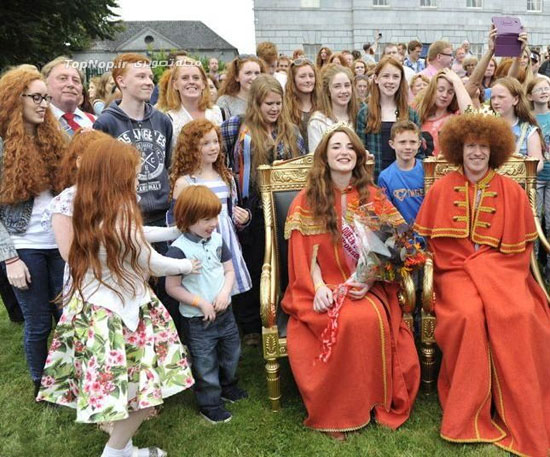 گردهمایی مو قرمز ها در ایرلند