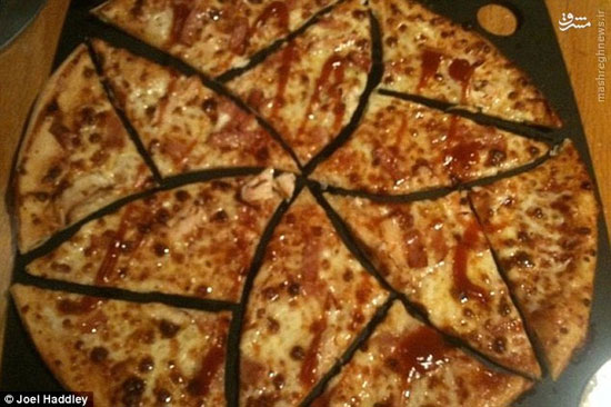 عکس/ روش ریاضی‌دانان برای تقسیم مساوی پیتزا