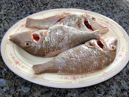 ماهى و سبزیجات در فر, نحوه پخت ماهی در فر