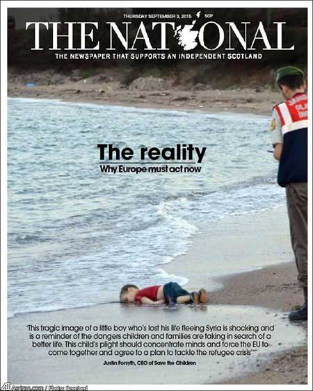 اخبار,اخباربین الملل ,مرگ  کودک مهاجر سوری