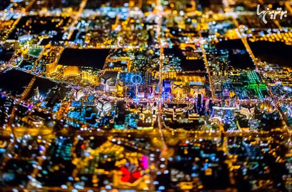 10 عکس هوایی باور نکردنی از شب شهرهای بزرگ