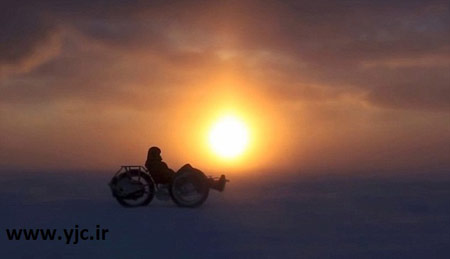 اخبار,اخبار گوناگون,تصاویر اولین رکاب زن به قطب جنوب