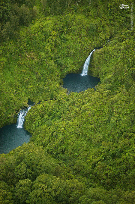 سبزترین آبشار دنیا