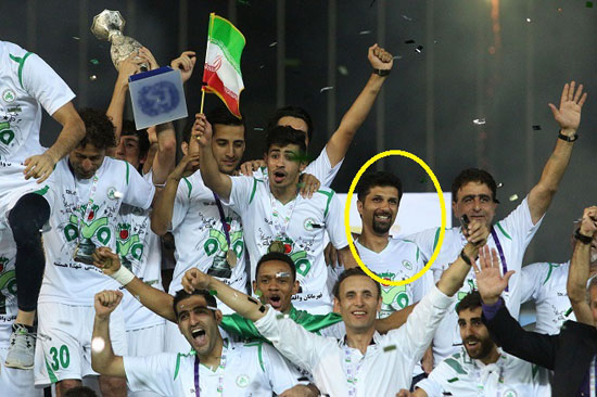 مردی که یحیی را قهرمان جام حذفی کرد +عکس