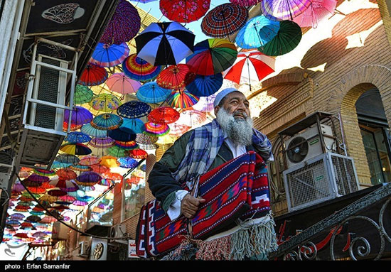 کوچه چترها در شیراز