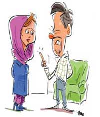 تذکر دادن به همسر,اختلاف زن و شوهر,نقد و اصلاح در ازدواج